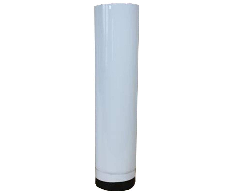 Tubo per stufa, 0,50 m, bianco smaltato, hq 130 ø