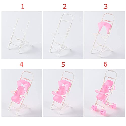 Funpa Pregnant Doll Have A Baby In Her Tummy Mom Doll Pregnant Mom Toy With Baby Doll Trolley (Blue) #TOP3