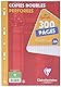Clairefontaine 14711C - Packung mit 150 Blatt Klausurbogen (Doppelblätter) DIN A4 21x29,7cm, 90g gelocht, französische Lineatur, eingeschweißt, Universallochung, Weiß, 1 Pack