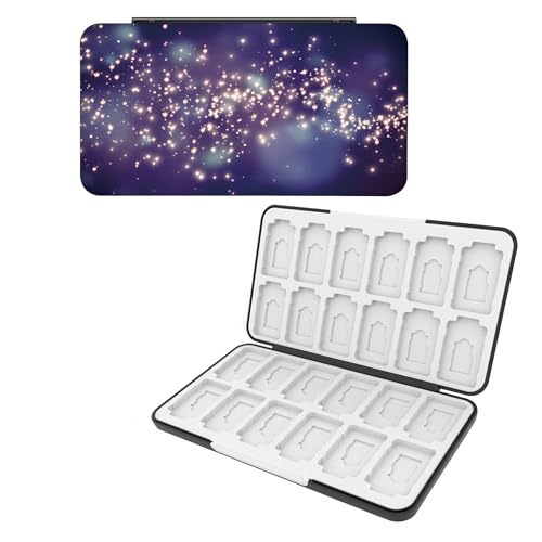 Switch Game Card Case Compatible with Nintendo Switch Game & Micro SD Card, 24 Slots Storage Holder with Soft Lining, Switch/Switch OLED Cartridge Game Case with Magnetic Closure (#B)