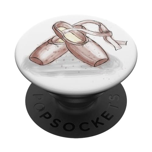 Cute Pink Ballet Shoes PopSocket