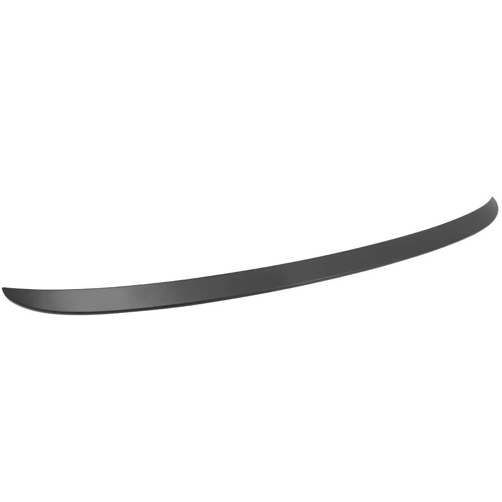 IKON MOTORSPORTS, Trunk Spoiler Compatible with 2019-2025 Nissan Altima, Factory Style Matte Black ABS Rear Tail Duckbill Deflector Wing