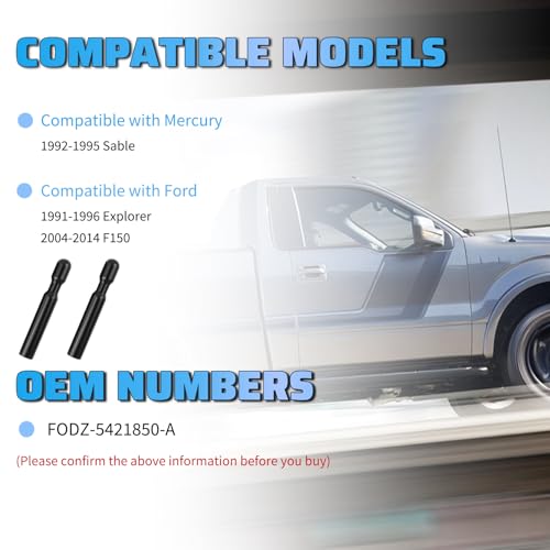 VKQTS 2PCS Car Door Lock Knobs Pull Pin OEM FODZ-5421850-A,Practical Car Door Lock Cover Compatible with Mercury Sable Ford F150,Essential Doors Locks Knobs for Vehicles