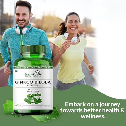 Simply Herbal Ginkgo Biloba 120mg with Brahmi 380mg - Image 3 of 6