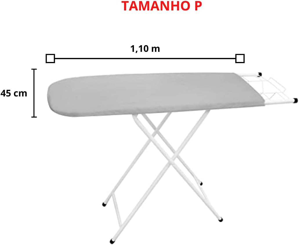 Capa Forro Térmico Para Tábua De Passar Roupa Com Espuma TAMANHO:P