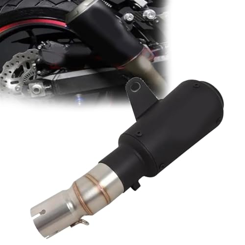 Silencieux d'échappement en acier inoxydable noir haut de gamme pour Kawasaki Z250