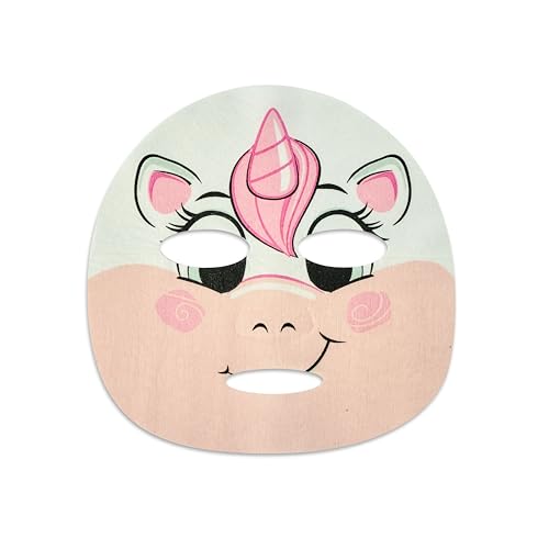 Martinelia Children's Printed Unicorn Fabric Face Mask, Moisturising Fabric Mask for Children 8-12 Years - Image 3