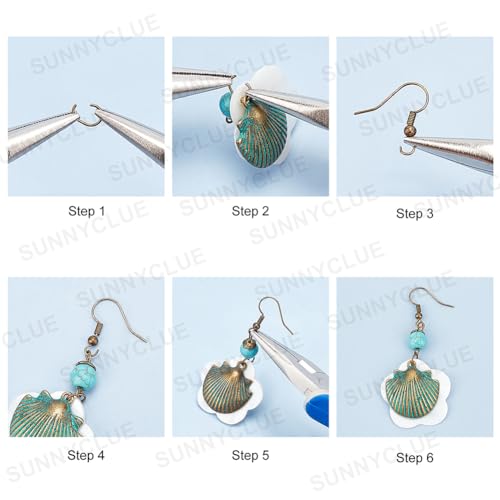 Kit fabrication bijoux turquoise SUNNYCLUE, une idée cadeau DIY idéale - 5