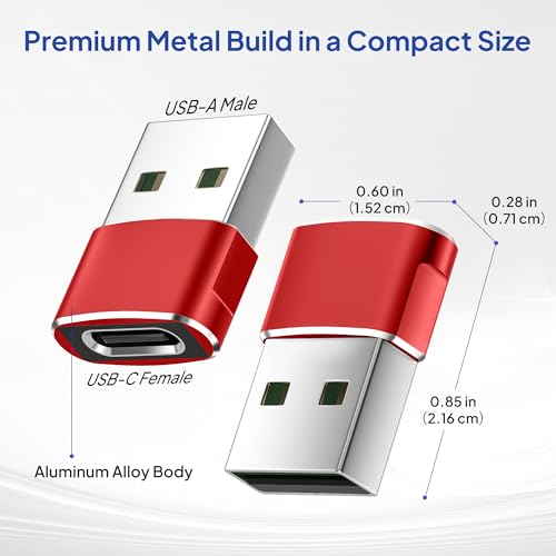 Image of Elebase for Airpods Pro 3 Adapter,USB to USB C Adaptor 4Pack,USBC Female to A Male Cable Connecter for Apple Watch Ultra iWatch 11 10 9 8 7 SE 2,Airpods 4,iPad 8th 9th 10th Air 5th Mini 6th Generation