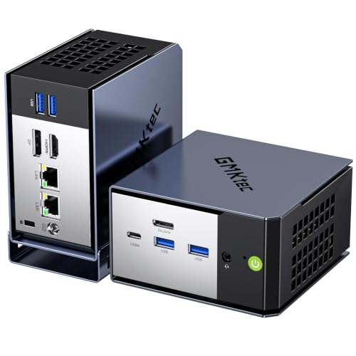 Image of GMKtec X1 Pro Mini PC AMD Ryzen AI 9 HX 470 | 64GB 6400MT /s LPDDR5X 2TB PCIe 4.0 SSD Dual i226V 2.5G RJ45 WiFi 7 BT5.4, OCuLink USB4.0, HDMI 2.1 DP2.1 8K Mini Computers
