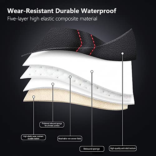 Image of Car Seat Cover for Toyota Tacoma 2002-2025, Durable Wear Resistant Waterproof Seat Cover, Breathable No Odor Premium Leather Vehicle Seat Covers.(Luxury,Black White)