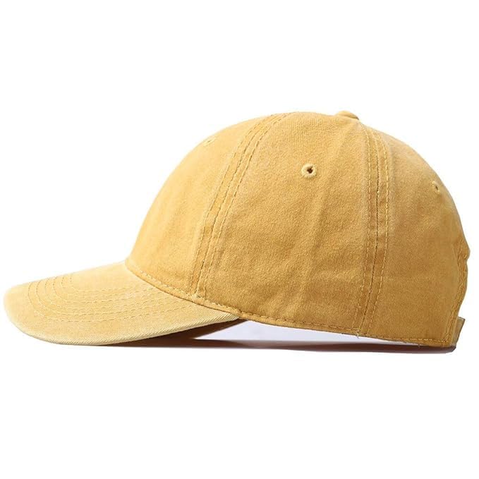 Image of kill off Plain Denim Cap Unisex Baseball Cap 100% Cotton Fits Men Women Washed Denim Adjustable Cap