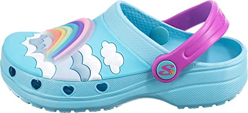 Image of Skechers Girl Heart Charmer Radiant Rainbow Clogs
