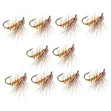 Milisten 10pièces Mouche Truite Leurres Artificiels pour Eau Douce Appelants pour Mouche...