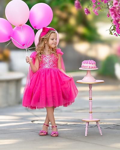 Girls Sequin Dress Toddler Party Sparkly Dress Flower Girl Dress Pageant Birthday Graduation Easter Photo Shoot3