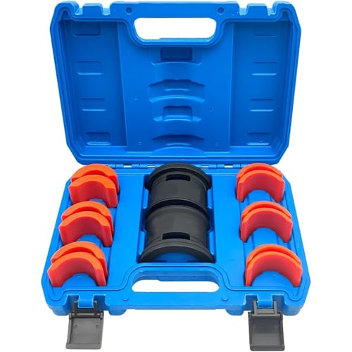 THIKPO Kit Universal de Instalación de Retenes de Horquilla para Moto – 14 Piezas | Herramienta de Montaje para Retenes de Suspensión Delantera 35-50 mm
