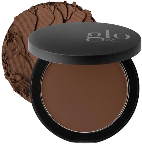 Glo Skin Beauty Pressed Base Powder Foundation, Full Coverage, Cocoa