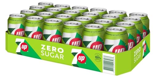 7 UP Limetten- und Zitronen-Erfrischungsgetränk, 24 x 330 ml, insgesamt 7,92 Liter
