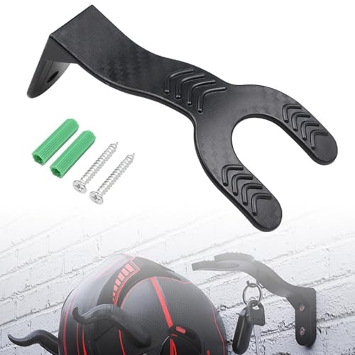 Étagère murale pour casques évitant les chutes support métal robuste - 2