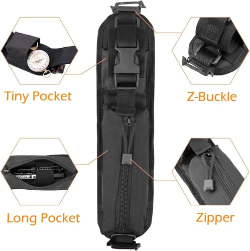 Gexgune Taktische Molle Zubehör Tasche Rucksack Schultergurt Tasche Jagd Werkzeuge Beutel (2 Farbe optional) – Bild 5