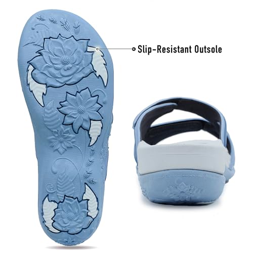 Image of Gold Pigeon Shoes SIGNATURE Comfort Walking Slides Sandals for Women | Arch Support, Waterproof, Non-Slip