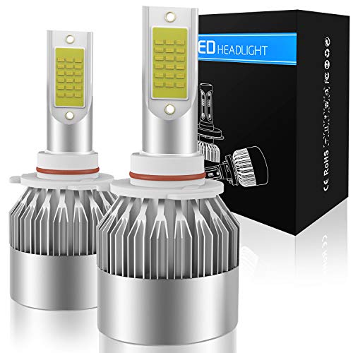 ECCPP 9005/HB3/H10 LED Headlight Bulb Hi/Lo Beam White Fog Lights Conversion Kit - 80W 6000K 10400Lm - Super Bright LED Headlights Conversion Kit (Pack of 2)