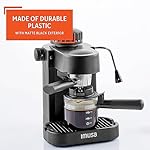 IMUSA USA GAU-18202 4 Cup Espresso/Cappuccino Maker,120 volts, Black - Image 4