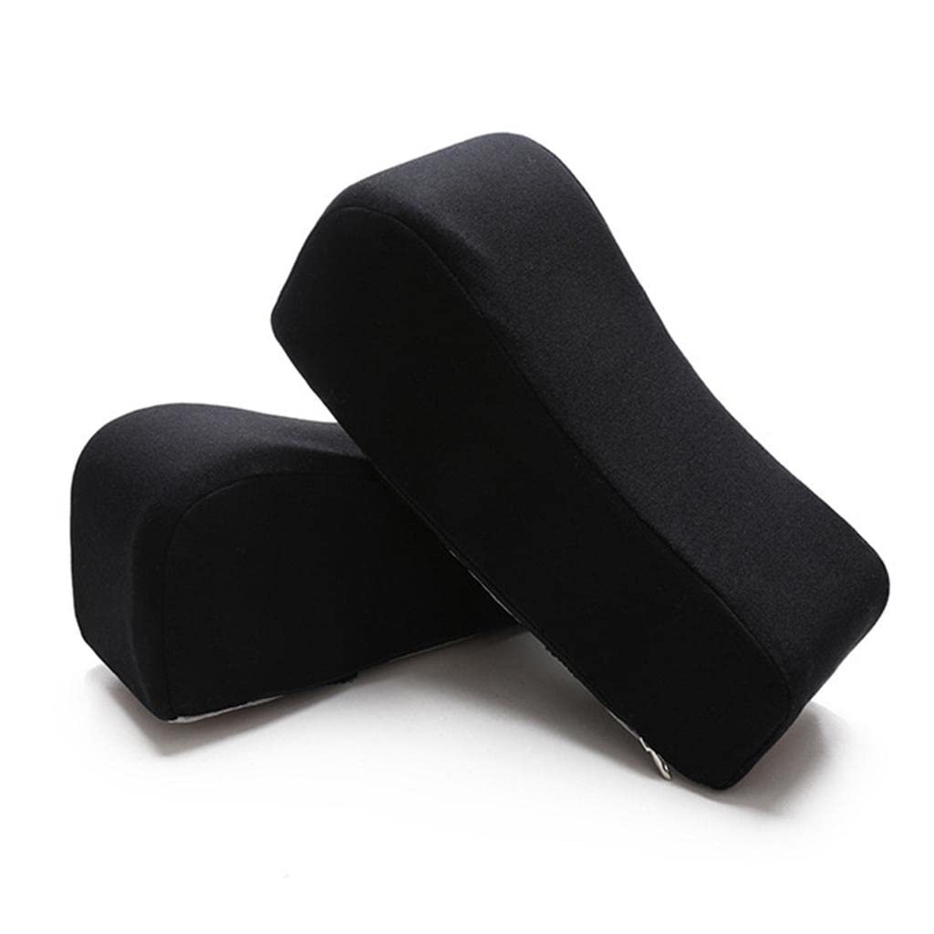 Coussins D'accoudoirs en Mousse à Mémoire de Forme, pour Soulager La Pression sur Les Coudes et Les Avant-Bras, Lot de 2