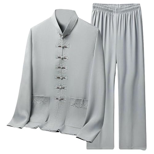 Ensemble homme soie glacée tenue de détente week-end et voyage en chanvre