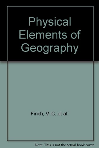 Physical elements of geography (McGraw-Hill ser... B0007DEXAS Book Cover