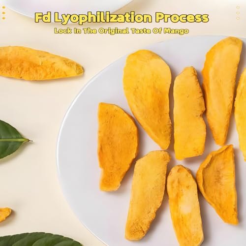 Freeze Dried Mango, Freeze-Dried Fruit, 141g/5Oz Exquisite Canned, Dehydrated Mango, No Sugar, Dried Mango, Super Food Snack - Thumbnail 4