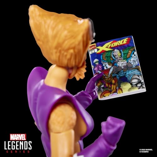 Marvel Legends Series Feral, X-Force #1 (1991) and X-Men Comics-Inspired Collectible 6-Inch Scale Action Figure with Character-Sized Comic Accessory - image 3