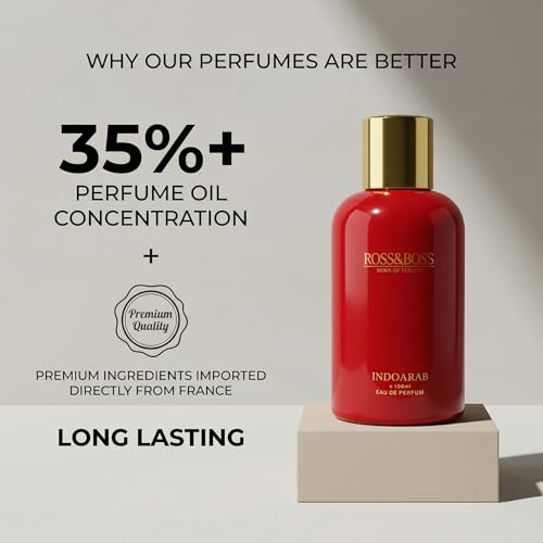 Image of Premium ROSS & BOSS Perfume 100ML | Sweet Fragrance for Men & Women | Rose, Vanilla, Cinnamon & Patchouli Notes | Long Lasting 6-7 Hours | Unisex Luxury Perfume