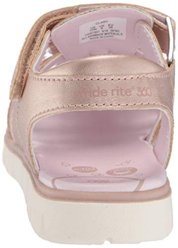 Stride Rite Girl's Clary Memory Foam Adjustable Width Buckle Sandal3