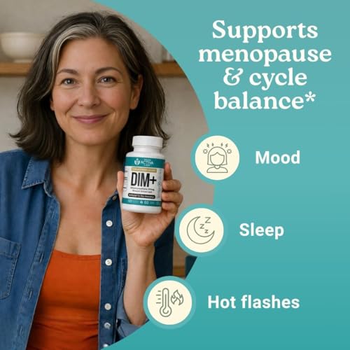 Image of Swiss Activa+ Labs DIM Supplement for Women & Men, Estrogen Balance Support | Hormone Balance Support for Women & Men, Diindolylmethane, Gluten Free, Non-GMO, Vegan, 60 Day Supply