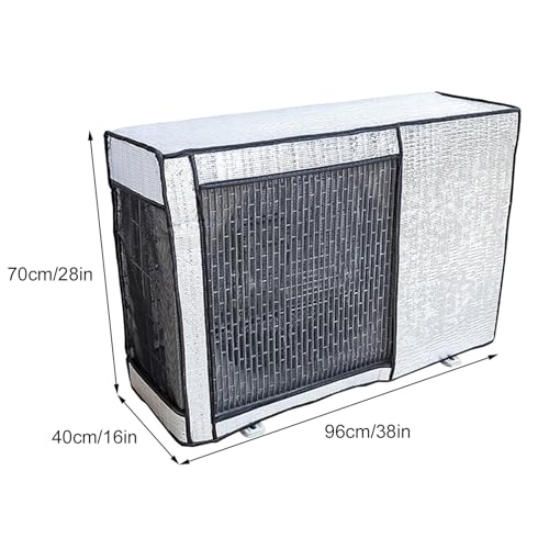 Outdoor air conditioner cover, split pool heat pump cover,88x60x35cm/35x24x14in