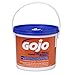 GOJO Industries 6298-04 Bucket White Fast Wipes Pleasant Orange Scented Multi-Purpose Towels, English, 15.34 fl. oz, Plastic, 15.9" x 1" x 15.7" (130 Count Per Pack)