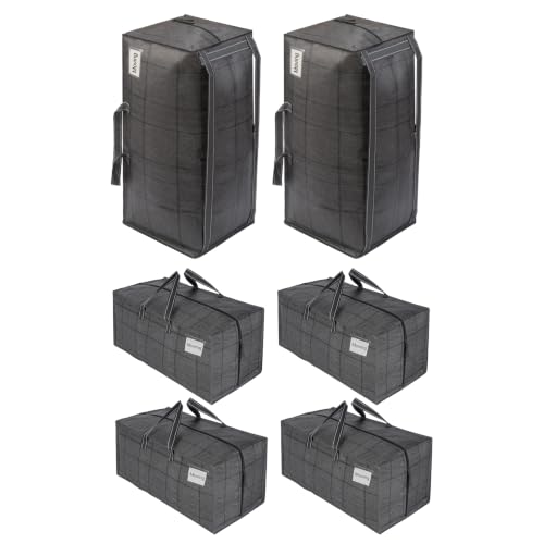Venо 6 Pack Moving Bags with Backpacks Straps
