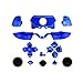 Beracah® Bumpers Triggers Buttons Dpad LB RB LT RT for Xbox One Elite Controller Chrome Blue