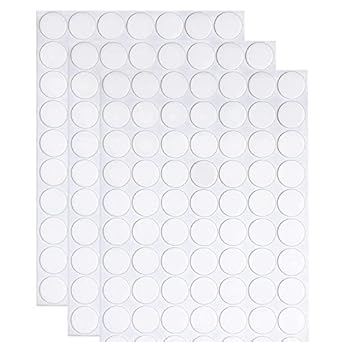 Mincefit Clear Sticky Putty Removable Round Putty Reusable Double-Sided Nano Gel Mat for Christmas Wall Metal Glass Wood Stick Decoration Accessories (70)