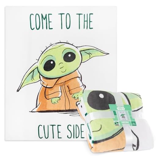 Disney Manta para Sofa de Felpa, Stitch Manta - Baby Yoda Manta Sofa Súper Suave 150 x 130 - Mantas para Sofa y Cama - Lilo y Stitch Regalos Niños (Verde Baby Yoda)