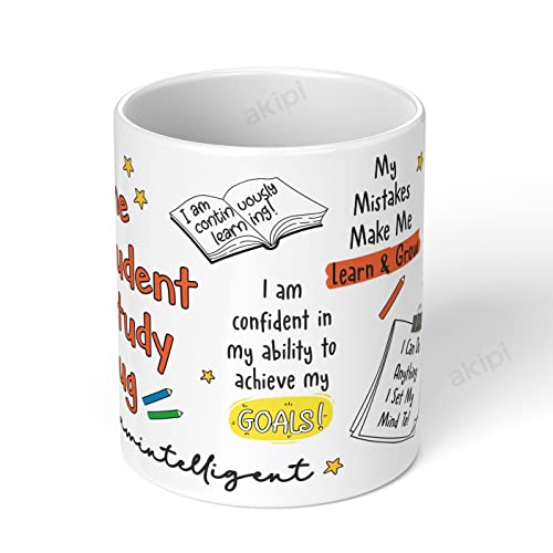 Image of The Student Study Mug - Perfect Back-to-School or College Gift for Student - 11oz Ceramic Coffee Cup ARM579