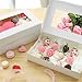 TOMNK 7pcs Cookie Boxes, 12x8x2.5 Inches White Bakery Boxes with 3 Style Window for Chocolate Covered Strawberries, Treats, Breakable Heart, Pastries, Desserts and Cake Pops