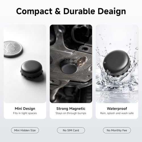 Image of 2PCS Undetectable GPS Tracker for Vehicles,Tracking Devices for Cars Hidden | Real-Time Tracking for Cars,Hidden Car Tracker Device(Work with iOS and Android),No Monthly Fee No Sim Card,for Cars,Kids,Pet