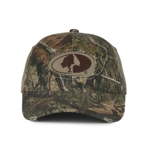 Image of Mossy Oak Camo Dad Hat - Cotton Canvas, All-Fabric Crown, Unstructured Low Profile, Tuck Closure, One Size