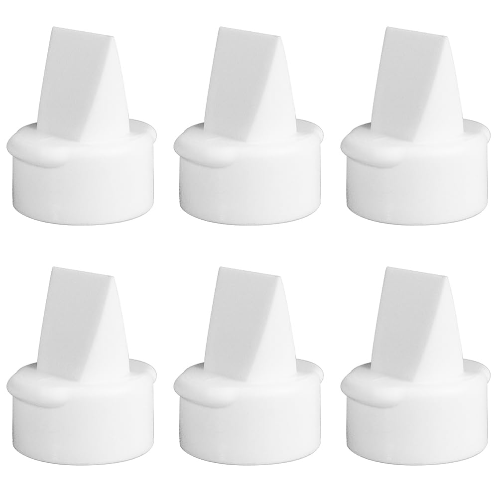 Nenesupply 6 pc Compatible Duckbill Valves for Lansinoh Signature Pro, Smartpump, and Manul Breast Pumps. Not Original Lansinoh Pump Parts. (6pc)