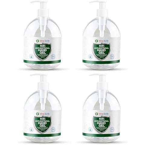Vira Safe 500ml Hand Sanitiser Pack of 4 Cover
