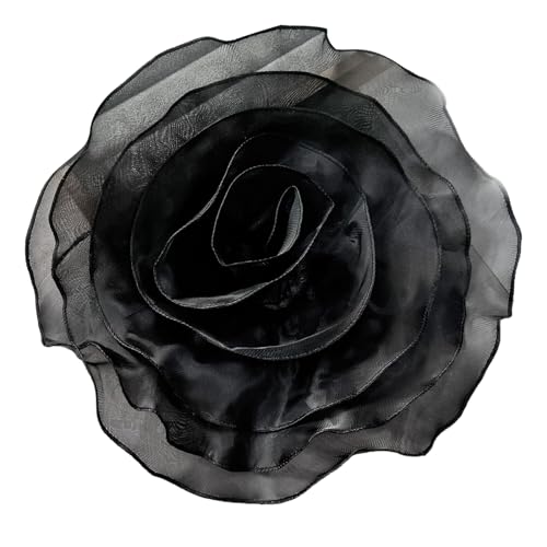 Handmade Costume Appliques Silk Flower for Ethnic Dress Corsages Decors 3D Flower Patches Sewing Garment Appliques