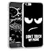 Produktbild kwmobile Hülle kompatibel mit Apple iPhone 6 / 6S - Handyhülle - Handy Case Don't Touch My Phone Weiß Schwarz