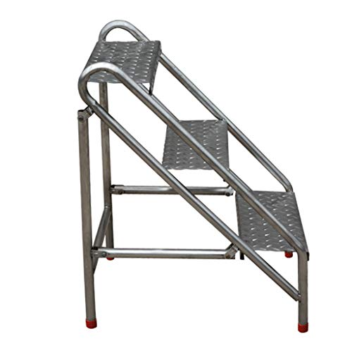 Escalera de 3 escalones plegable y banco de ascenso portátil para hogar 4